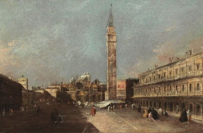 Francesco Guardi (Venezia 1712-1793) Piazza San Marco a Venezia