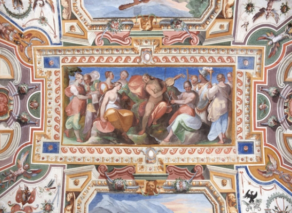 Tornano a risplendere gli affreschi di palazzo Cesi ad Acquasparta